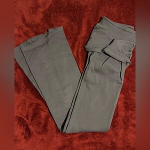 Gray Women's Fold Over Leggings